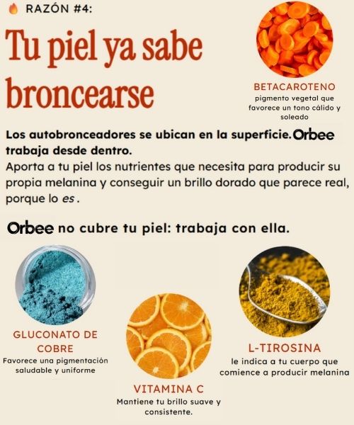 Orbee | Bronceador bebible (natural y vegano)