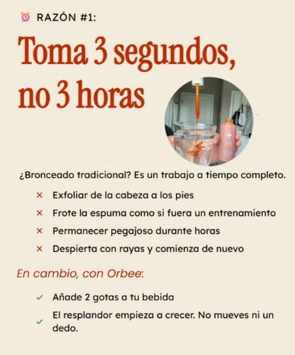 Orbee | Bronceador bebible (natural y vegano)
