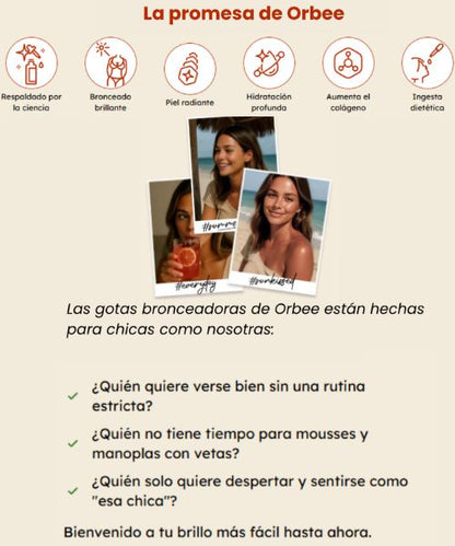 Orbee | Bronceador bebible (natural y vegano)